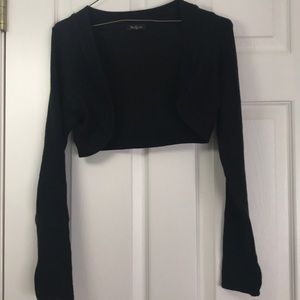 Black long sleeve shrug
